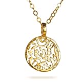 Gold Shema Israel Anh?nger Halskette 14k Gold gef?llte Kette j?dische Halskette