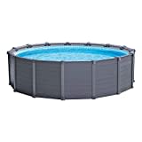 Intex 15Ft8In X 49In Graphite Gray Panel Pool Set