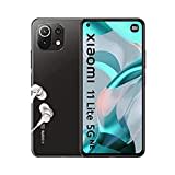 Xiaomi 11 Lite 5G NE(6,67"") leistungsstarkes Smartphone ohne Vertrag+Kopfhörer, Dolby Vision, 90 Hz AMOLED Display, 8GB RAM+128GB Speicher,Dual-SIM, Android 11, Black-[Exklusiv bei Amazon]