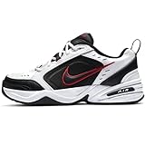 NIKE Air Monarch IV Herren Sneaker Sneaker Schuhe, weiß/schwarz, 41 EU