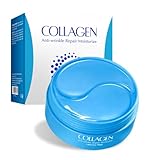 60 Pcs Augenpads,Augenpads Gegen Augenringe,Mask Hyaluronsäure Collagen-Eye Pads Gegen Augenringe Tränensäcke Falten Dunkle Kreise & Puffiness,Anti Aging Augen Pads Mit Kühlend Feuchtigkeit