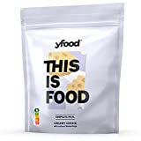 yfood Pulver Creamy Cookie, Leckere Trinkmahlzeit für unterwegs, THIS IS FOOD Pulver, 6g Protein, 17 Mahlzeiten, 26 Vitamine und Mineralstoffe, 1,5kg Beutel, Geschmack Cookie