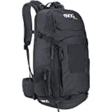 EVOC FR TOUR 30l Tourenrucksack, Fahrradrucksack (Backpack inkl. Rückenprotektor mit 95% Schockabsorption, ideale Fahrradtasche für Mehrtagestouren, Trinksystemaufnahme, Regenhülle), Schwarz