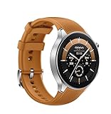 OPPO Watch X Smartwatch, IP68, Akku bis zu 12 Tage, AMOLED 3,6 cm (1,43 Zoll), 100 Sportmodi, IP68, Akku bis zu 12 Tage, Google Apps und Wear OS - Brown Mars