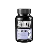 ESN Melatonin Sleep Aid, 180 Tabletten, 0,5 mg reines Melatonin pro Tagesportion, Anti-Jetlag-Support, geprüfte Qualität - made in Germany