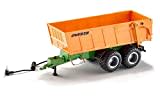 siku 6780, Tandem-Achs-Anhänger, 1:32, Fernsteuerbar, Für SIKU CONTROL Fahrzeuge mit Anhängerkupplung, Metall/Kunststoff, Orange