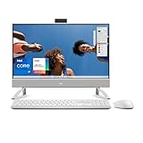 Dell Inspiron 5420 All In One Desktop - 23.8-inch FHD (1920 x 1080) Display, Intel Core i7-1355U Processor, 16GB DDR4 RAM, 512GB SSD, Intel Iris Xe Graphics, Windows 11 Home - White