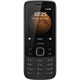 Nokia 225 (2020) 4G Dual-SIM Mobiltelefon im Premium Design (2.4" QVGA Display, 4G Technologie, Bluetooth 5.0, MP3-Player, FM Radio, 128 MB Speicher (bis zu 128 GB via microSD), VGA Kamera) schwarz