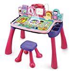 VTech 80-540954 5-in-1 Magic Desk pinker Gaming-Schreibtisch, deutsche Sprache