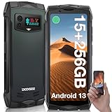 DOOGEE Smini Outdoor Handy Ohne Vertrag Android 13 Helio G99 15GB+256GB /2TB Erweiterbar Outdoor Smartphone 4.5'' QHD+ 50MP Kamera Baustellenhandy IP68 Wasserdichtes Mini Handy Outdoor NFC/Face ID/GPS