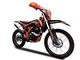 RV-Parts 250ccm Dirtbike Vollsross Enduro Pitbike Crossbike Cross 26PS 21/18 Zoll Orange