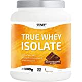 TNT True Whey Protein Isolate Pulver (1kg) • Eiweißpulver für Protein Shake • Tolle Löslichkeit & leckerer Geschmack (Rich Chocolate)