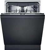 Siemens SX73EX02CE XXL-Geschirrspüler iQ300, vollintegrierte Spülmaschine mit Besteckschublade, 60 cm, HomeConnect, varioSpeed Plus, sideLight, flexKörbe, varioScharnier