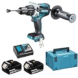 Makita DHP481RTJ Akku-Schlagbohrschrauber 18 V / 5,0 Ah, 2 Akkus + Ladegerät im MAKPAC