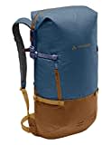 VAUDE Cityrucksack CityGo blau 23 L, wasserdichter Rucksack Damen & Herren, leichter Daypack für Städtetrips mit Laptop-Fach, Rolltop Rucksack ideal für den urbanen Alltag