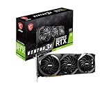 MSI GeForce RTX 3080 Ti VENTUS 3X 12G OC Gaming Grafikkarte - NVIDIA RTX 3080 Ti, GPU 1695 MHz, 12 GB GDDR6X Speicher, Schwarz