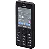 301 Nokia 301 Smartphone (6,1 cm (2,4 Zoll) Display, 3,2 Megapixel Kamera, Stereo FM, 64 MB interner Speicher) schwarz [T-Mobile-Branding]