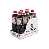 Kikkoman Soy Sauce 1 Litre (Pack of 6)