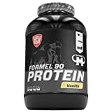 Mammut Nutrition Formel 90 Proteinpulver Vanilla – 3kg – 4-Komponenten Whey Protein Pulver mit Sojaproteinisolat, Milchprotein, Eiprotein & Vitamin B6 – 77% Eiweiß