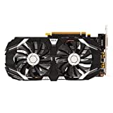 Topiky GTX 1060 Grafikkarte, 6GB/5GB/3GB GDDR5 Gaming Grafikkarte 192bit 4K HDR 8008MHz Speicherfrequenz, HDMI DVI DP Schnittstelle, Zwei Lüfter(6 GB)