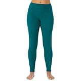 Cuddl Duds Damen-Leggings aus Fleece, Teal Lagoon, S