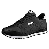 PUMA Unisex ST Runner v2 Full L Low-Top Trainer, Puma Black-Puma Black-Puma White, 43 EU