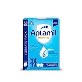 Aptamil Pronutra Anfangsnahrung Pre, von Geburt an, ohne Palmöl, mit schonendem Lactofidus Prozess, Vorratspack 1,2kg