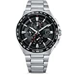 Citizen Herren Analog Solar Uhr mit Titan Armband AT8234-85E