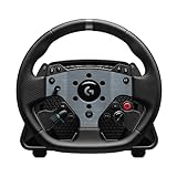 Logitech G PRO Rennlenkrad für PC, Direktantrieb 11 Nm, TRUEFORCE Force Feedback, magnetische Schaltwippen, Doppelkupplung, OLED-Display, Schnellentriegelung, PRO Tastenlayout - Schwarz