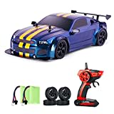 iBlivers Ferngesteuertes Auto, GT RC Drift Auto Fernbedienung im Maßstab 1:14 mit LED-Leuchten, 4WD Spielzeugauto mit Driftfunktion ab 4,5,6,7,8 + Jahre alte Kindergeschenke