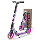 Apollo XXL Wheel Scooter - Phantom Pro Cityroller | Klappbarer City Roller | Höhenverstellbar, Tretroller für Erwachsene | Kinder 6 Jahre | wahlweise mit LED Rollen | Kinderroller