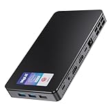 MeLE Mini-PC Overclock4C, Reddot-Gewinner 2024, Win 11 Pro N100 32GB 512GB, 4K-HDMI-Anzeige, USB-C PD3.0 & Video-Ausgang, Mikro-Desktop-Computer