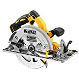 Dewalt 18 Volt Akku-Handkreissäge DCS572NT (Sägeblatt-ø: 184 x 16mm, max. Schnitttiefe bei 90°: 58 mm, max. Neigungseinstellung 57°, 24-Zahn HM-Sägeblatt, Lieferung ohne Akku u. Ladegerät)