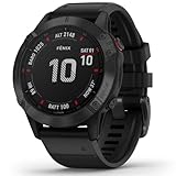 Garmin fenix 6 PRO – GPS-Multisport-Smartwatch mit 1,3 Zoll Display, vorinstallierten Europakarten, Garmin Music und Garmin Pay. Wasserdicht bis 10 ATM und bis zu 14 Tage Akkulaufzeit