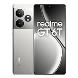 realme GT 6T 5G Smartphone 8+256 GB, Snapdragon 7+ Gen 3 Flagship Chipset, 120Hz 6000nit Hyper Display, 120W SUPERVOOC Charge, 5500mAh Massive Battery, Sony 50MP OIS Camera, Fluid Silver(no Adapter)