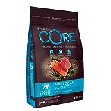 Wellness CORE Ocean, Lachs & Thunfisch, 10 kg, Hundefutter trocken für ausgewachsene Hunde, ohne Zuckerzusatz, getreidefrei, mit hohem Fleischanteil, fördert ein glänzendes Fell