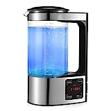 2L Wasserstoff Wassergenerator mit SPE und PEM Technologie, Verbesserte Version Wasserstoff Generator Wasserstoffreiche Mit LED-Touchscreen Und Thermostat Wasserstoff Wasser Lonisator für Zuhause