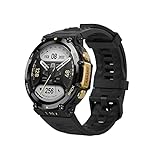 Amazfit T-Rex 2 47mm Outdoor Smartwatch, Multisport-GPS-Fitnessuhr, 10 ATM wasserdichte militärische Sportuhr mit Höhenmesser, Barometer, Kompass, Herzfrequenz- und SpO2-Überwachung