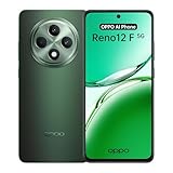 OPPO Reno12 F 5G 8+256GB, Smartphone Android Ohne Vertrag, Handy, 120Hz 6,67" OLED Schirm, Dimensity 6300, 50MP AI Hauptkamera, SUPERVOOC 45W, 5000mAh Akku, Widerstand IP64, NFC, Grün