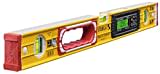 STABILA Elektronische Wasserwaage TECH 196, 61 cm, 2 Digital-Displays, Messbereich: 0° – 360° (4 x 90°), Anzeige-Modi: °,%, mm/m, in/ft, Schutzklasse IP 65, Wasserwaagen-Tasche