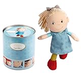 HABA Puppe Mirle – Kuschelweiche 20 cm Babypuppe in edler Geschenkdose - Ideales Willkommensgeschenk für Babys ab 6 Monaten - 1005738001