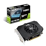 ASUS Phoenix Nvidia GeForce GTX 1650 4GB OC Edition Gaming Grafikkarte (GDDR6 Speicher, PCIe 3.0, 1x HDMI 2.0b, 1x DVI, 1x DisplayPort 1.4, PH-GTX1650-O4GD6)