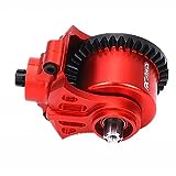 RCAWD arrma Differential Set 37T 13T Vergrößerte Spiralzähne für ARRMA Big Rock, Granit, Senton, Vorteks, Typhon, Infrktion, Vendetta 3S & Kraton Outcast 4S V2 Upgrade Part (rot)