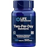 Life Extension, Multivitamin Two per Day, 120 Tabletten, Laborgeprüft, Glutenfrei, Sojafrei, Ohne Gentechnik, mit essentiellen Vitaminen und Mineralien