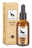 LILA LOVES IT Ohrpflege für Hunde - natürlicher Entzündungsschutz, beruhigt und erfrischt, stärkt die Widerstandskraft empfindlicher Hundeohren, vegan, Ohr-Engel, 50 ml