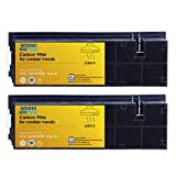 2 x GOLDEN ICEPURE Kohlefilter/Aktivkohlefilter Ersatz für Hauben von KF60 /AEG 4055356002 /Type 60 /Bauknecht 852908301000