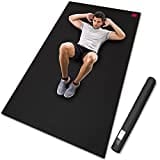 SHANTI NATION - Cardio Mat - große Fitnessmatte - lang und breit (2,00 x 1,15 m) - inkl Aufbewahrungstasche - für intensive Workouts - abriebfest - desinfizierbar - mit Schuhen benutzbar