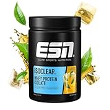 ESN ISOCLEAR Whey Isolate Protein Pulver, Green Tea Honey, 908 g, Proteinlimo mit fruchtig leckerem Geschmack, clear Whey, geprüfte Qualität - made in Germany