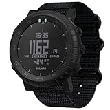 Suunto Core Alpha Stealth Outdoor-Uhr mit Höhenmesser, Barometer und Kompass