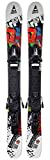 GPO Snowblade Snowkid | Kurz-Ski inkl. Tyrolia-SR-10-Sicherheitsbindung | 99 cm Länge | Big-Foot-Ski für Herren und Damen